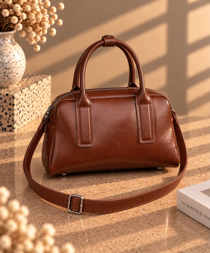 Sac Bandoulière Cuir Ciré - Cordane